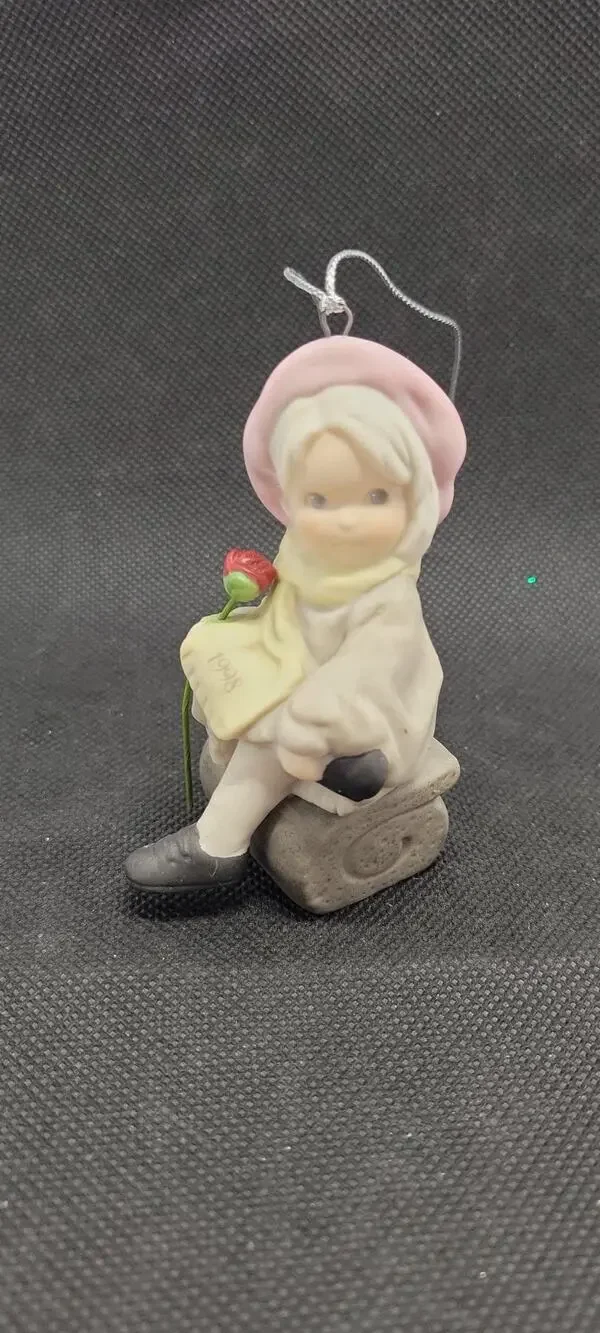 1998 NBM Bahner Studios AG / Alaska Momma Girl with Rose Ornament #376086R